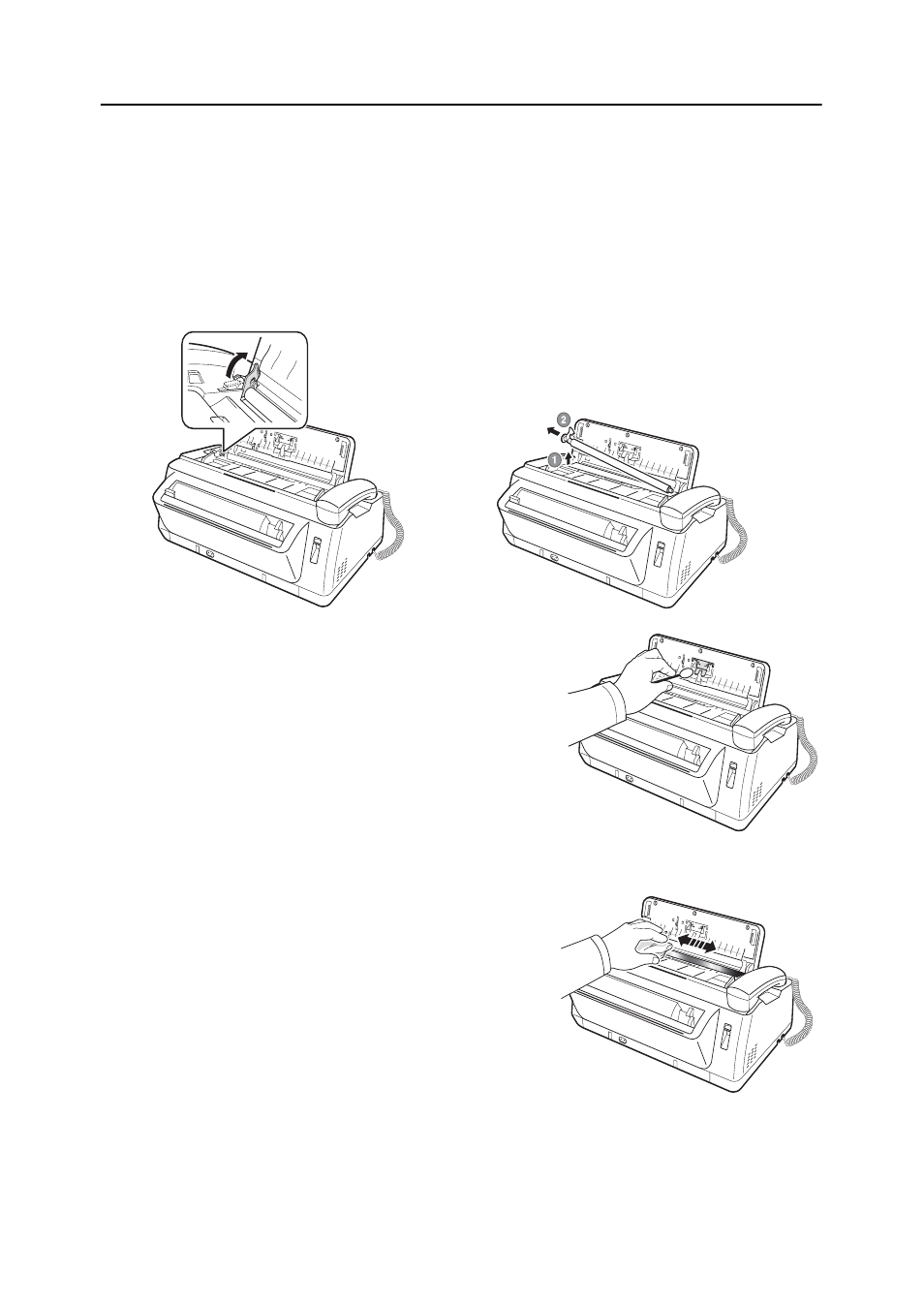 Cleaning the document scanner | Samsung SF-370 Series User Manual | Page 59 / 84