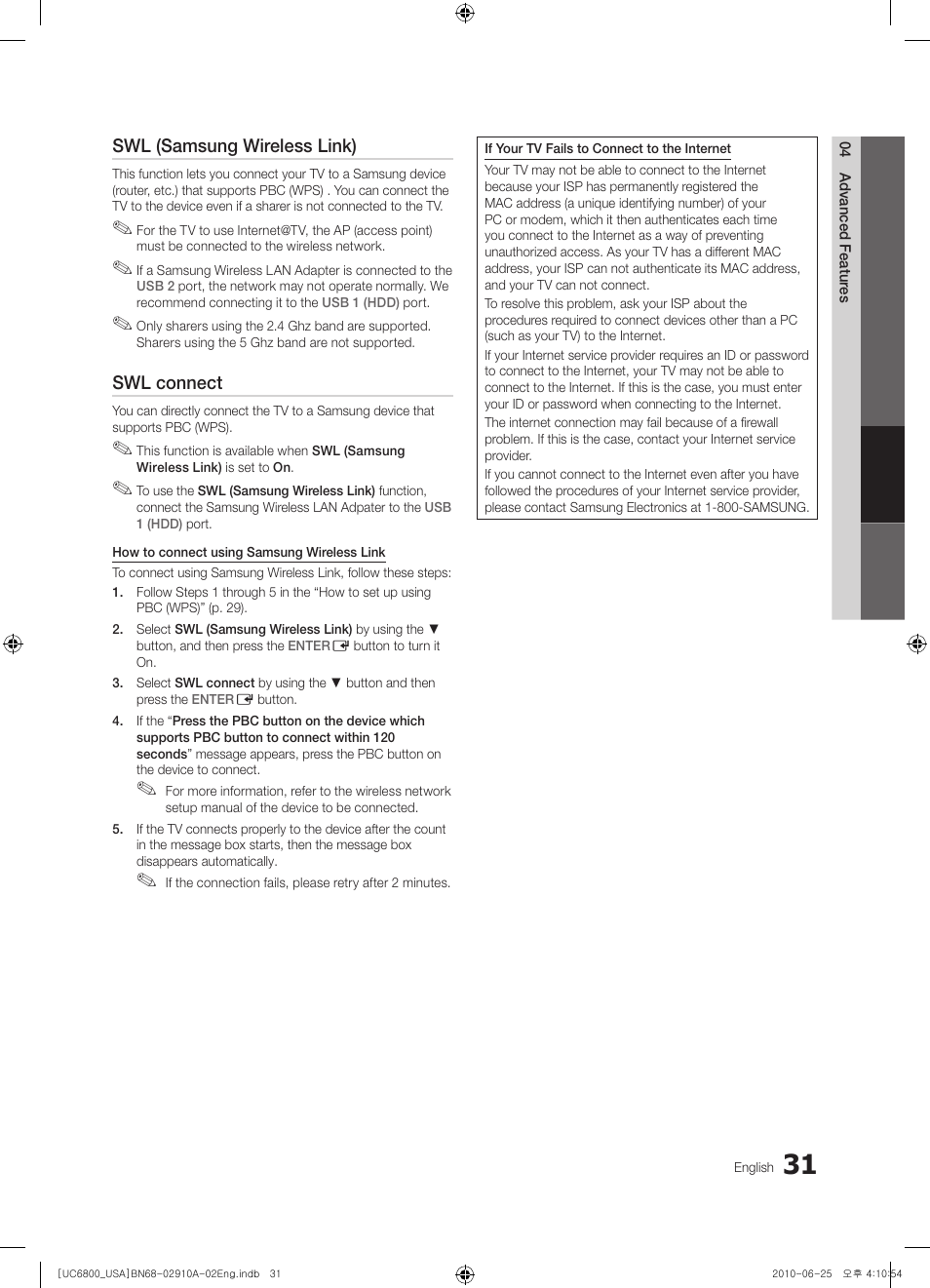 Samsung 6800 User Manual | Page 31 / 61