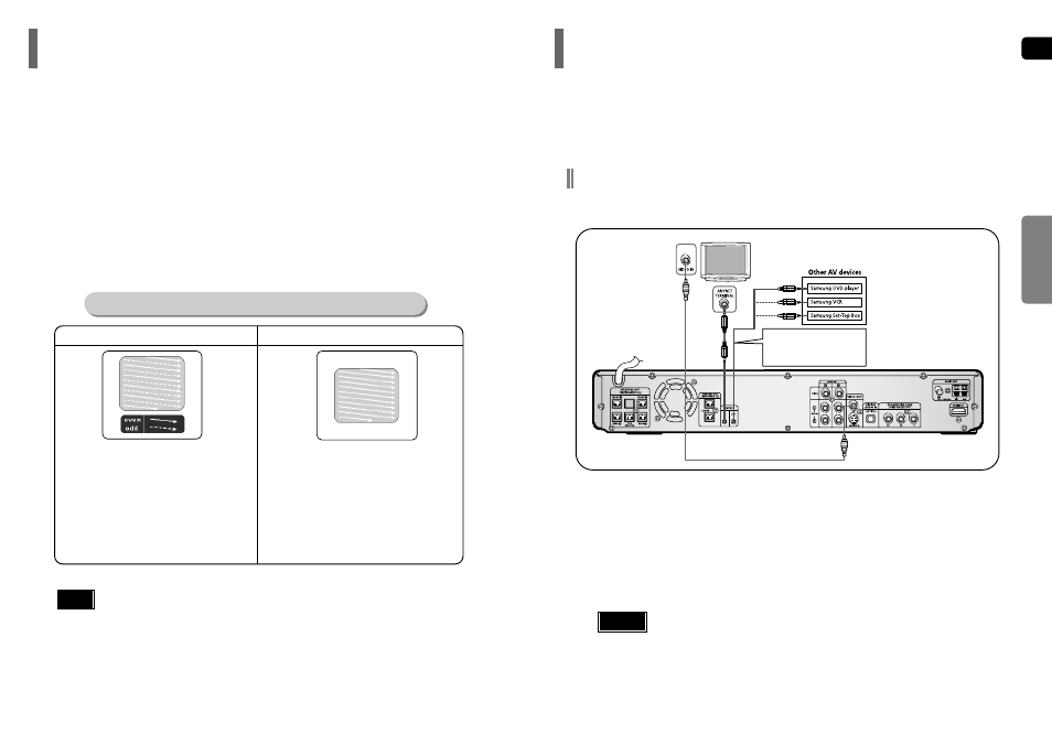 P.scan(progressive scan) function, How to connect to anynet, P.scan | Function, Progressive scan) | Samsung HT-P50 User Manual | Page 10 / 38