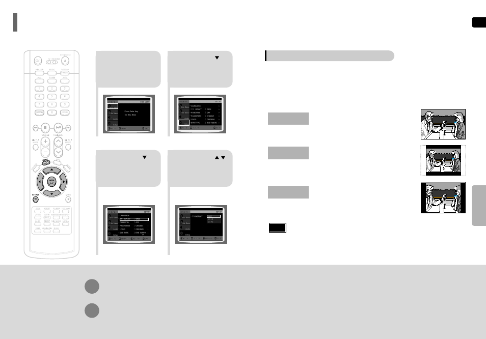 Setting tv screen type | Samsung HT-P50 User Manual | Page 24 / 38