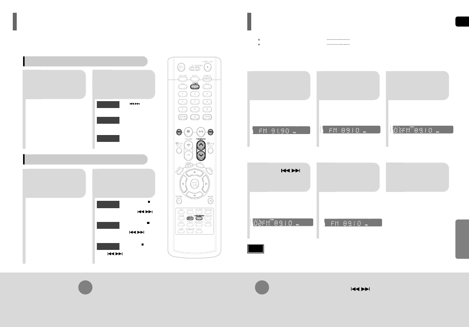 Radio operation, Listening to radio, Presetting stations | Presetting stations 63 | Samsung HT-P50 User Manual | Page 33 / 38