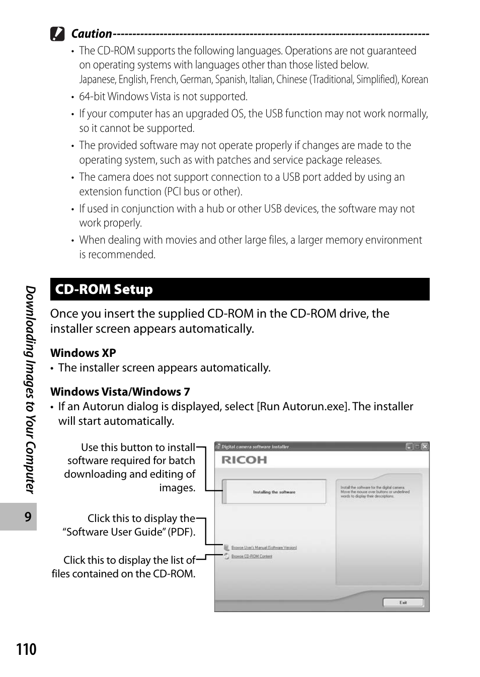 Cd-rom setup | Samsung CX4 User Manual | Page 111 / 144