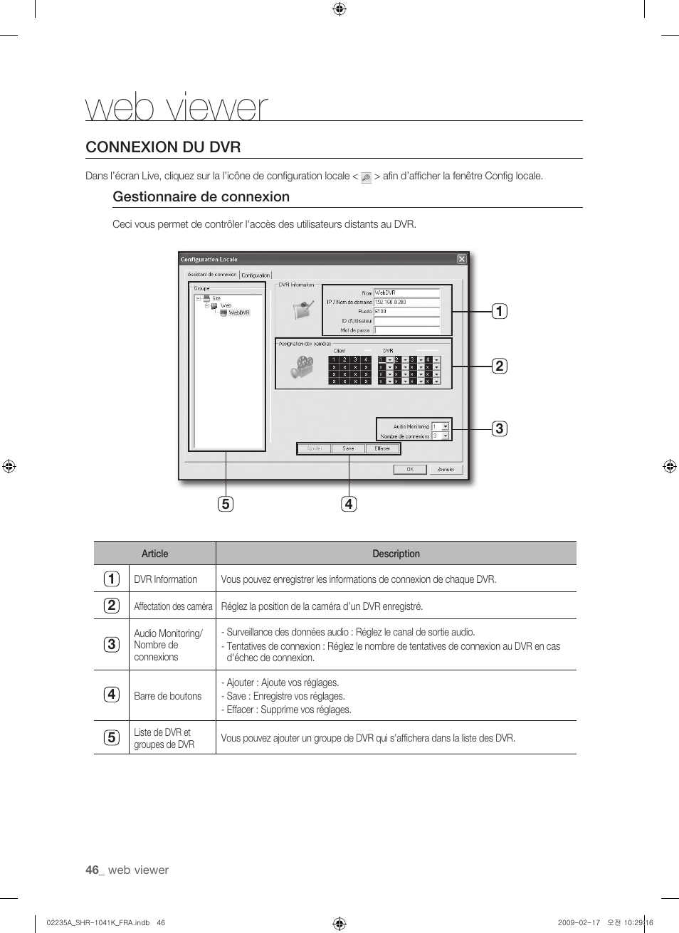 Web viewer | Samsung SHR-1041 User Manual | Page 104 / 174