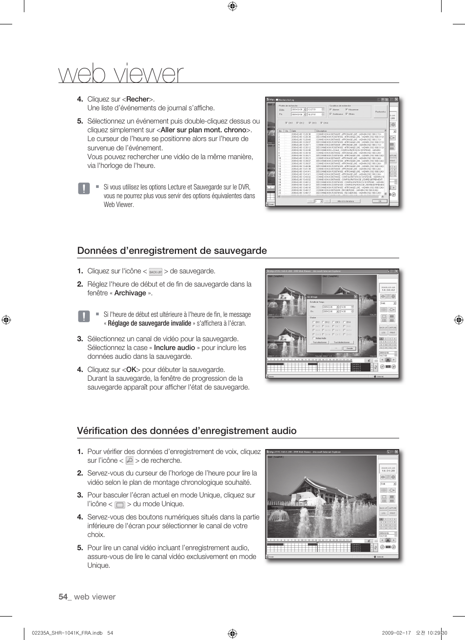 Web viewer | Samsung SHR-1041 User Manual | Page 112 / 174