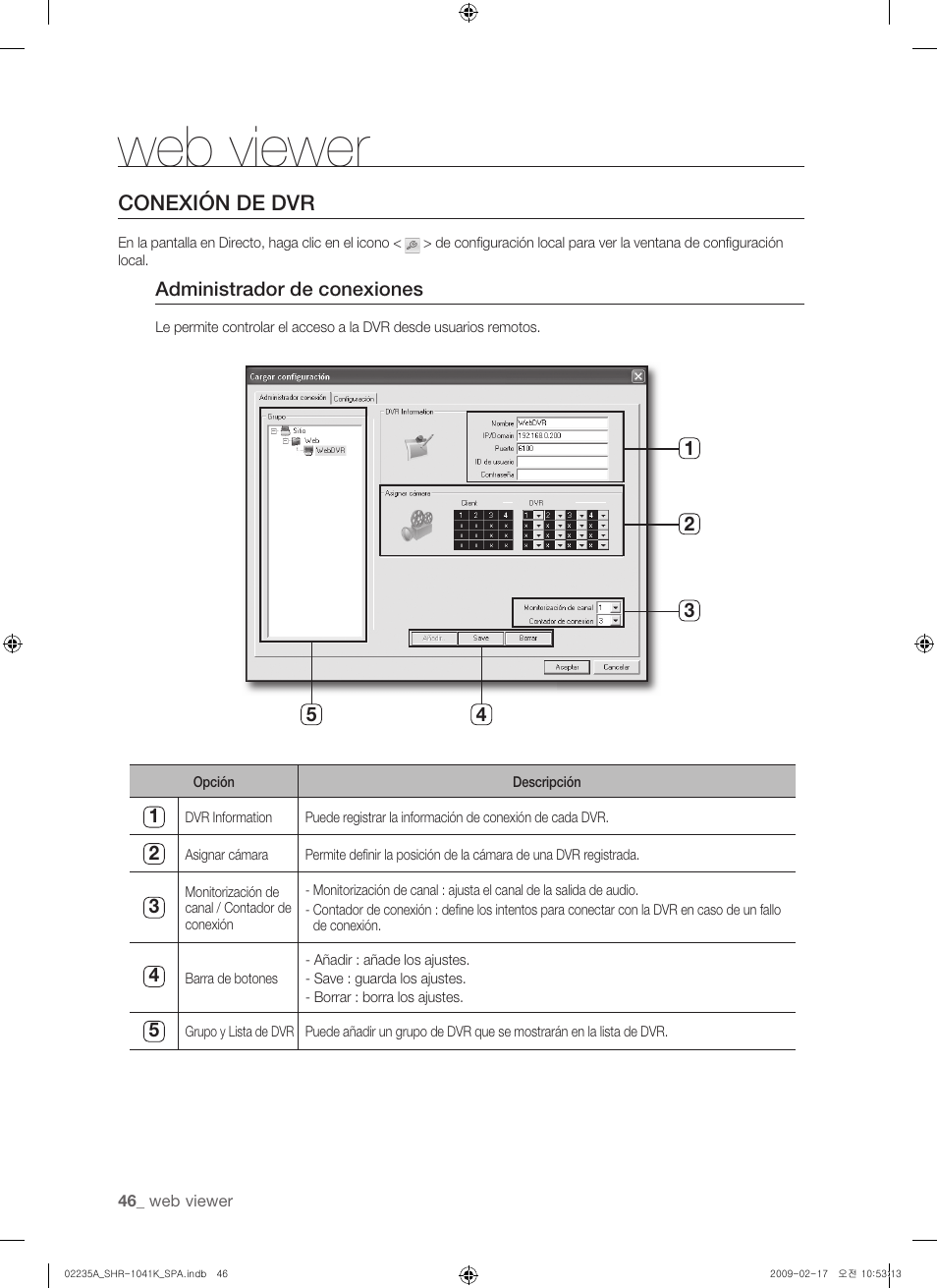 Web viewer | Samsung SHR-1041 User Manual | Page 162 / 174