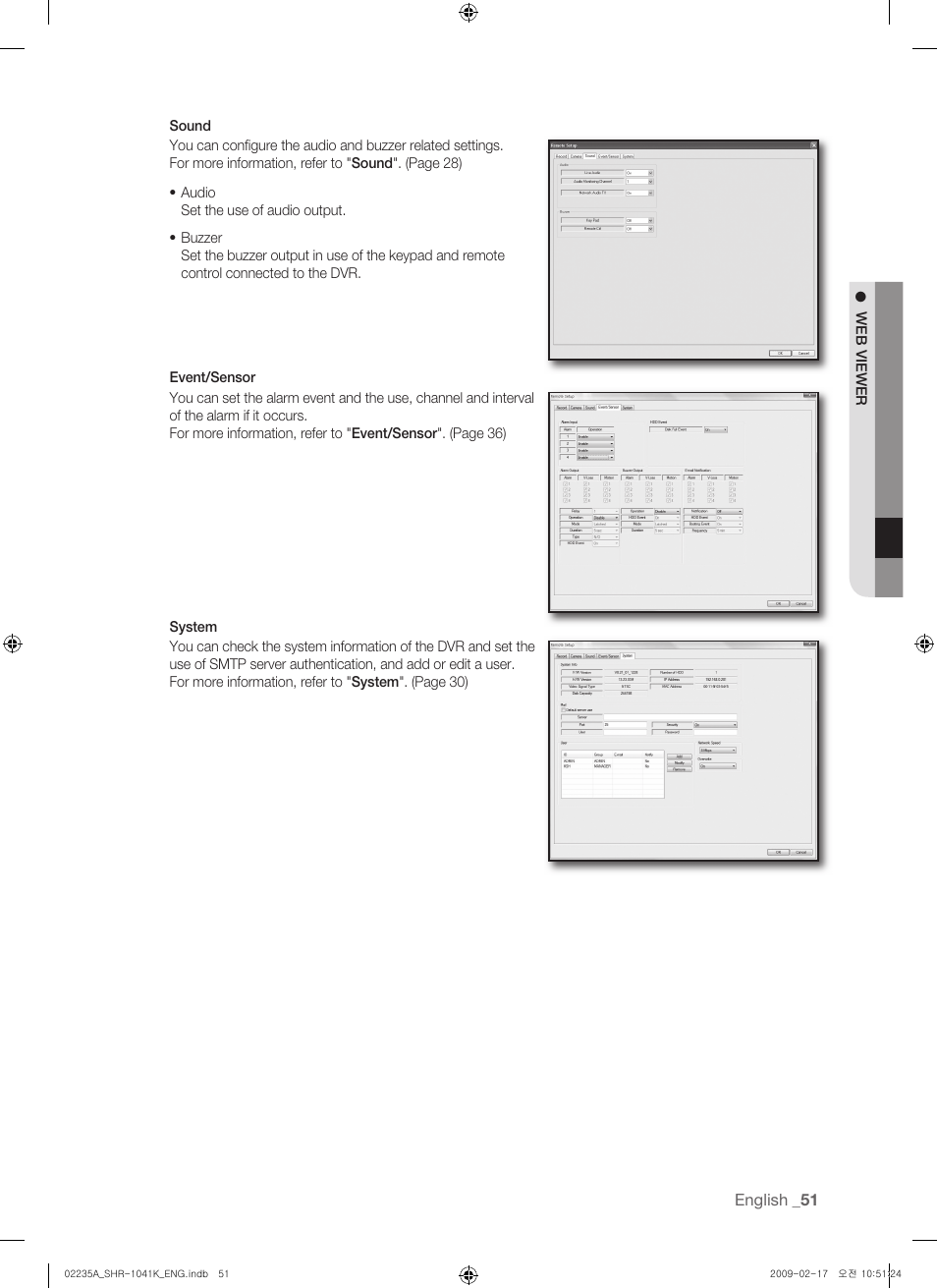 Samsung SHR-1041 User Manual | Page 51 / 174