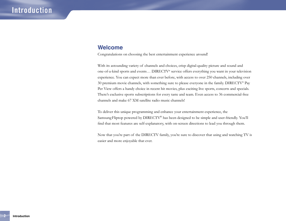 Welcome, Introduction | Samsung SL10D10 User Manual | Page 10 / 83
