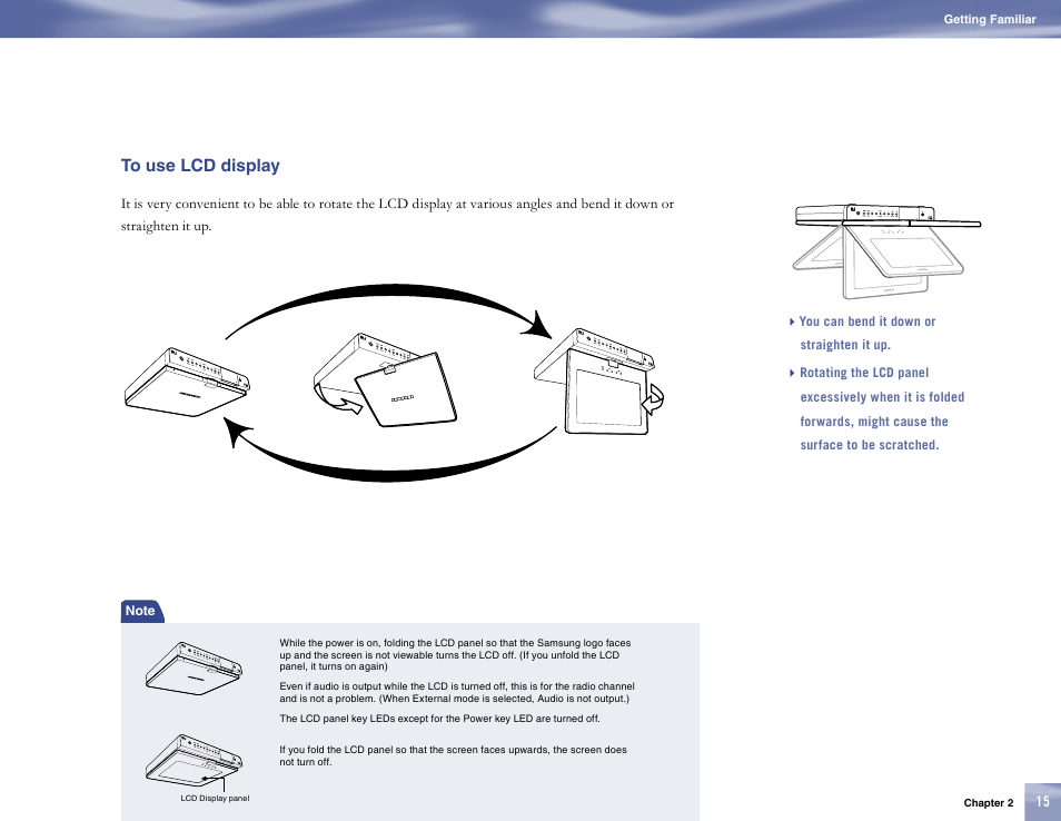 To use lcd display | Samsung SL10D10 User Manual | Page 23 / 83