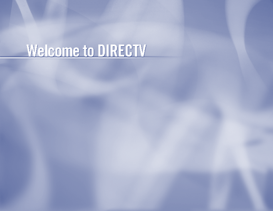 Welcome to directy | Samsung SL10D10 User Manual | Page 5 / 83
