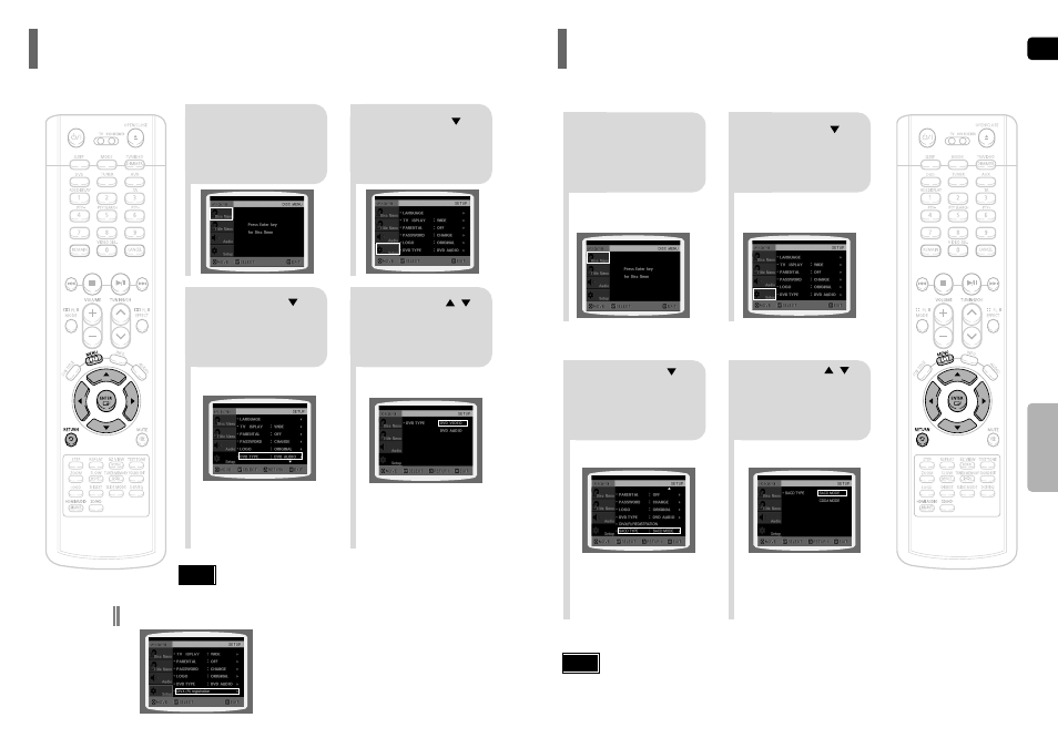 Dvd audio disc playback mode, Sacd playback mode, Sacd playback mode 50 | Samsung HT-TP75 User Manual | Page 26 / 40