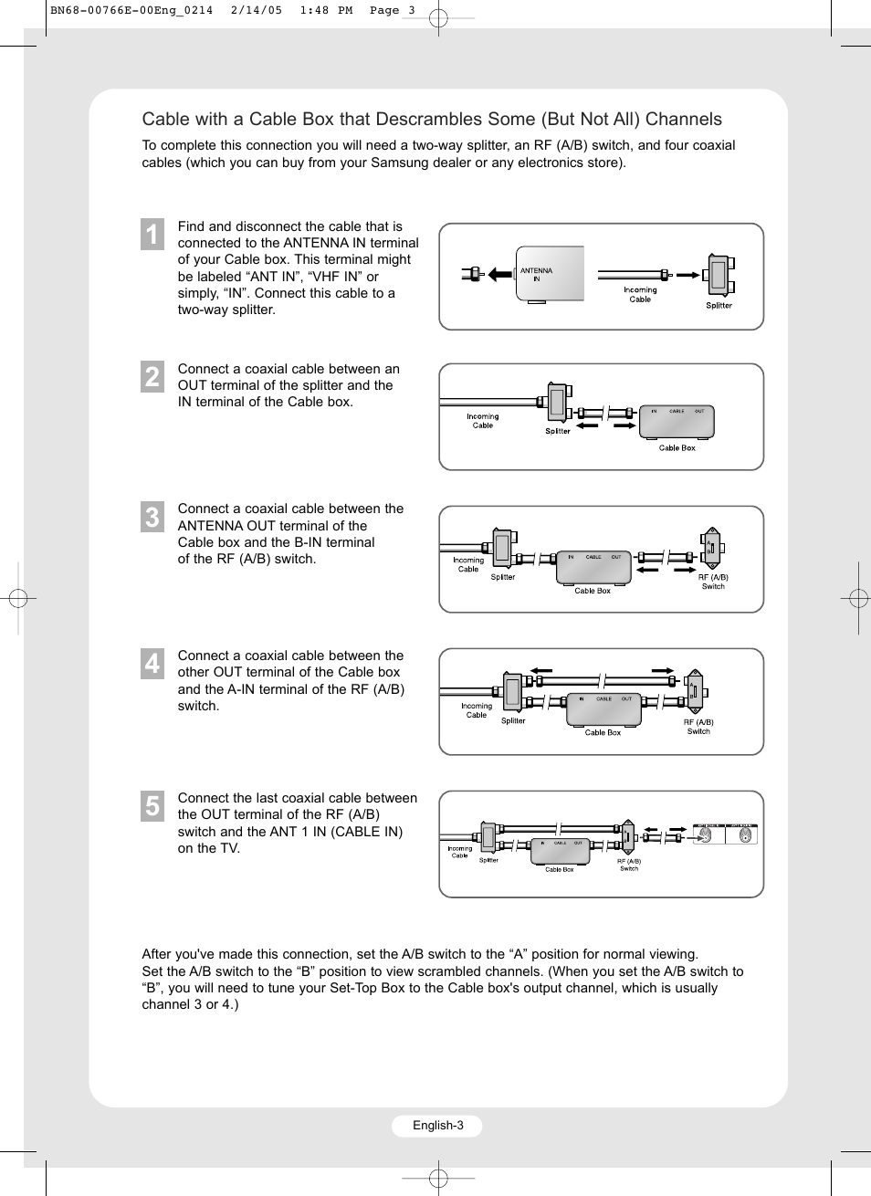 Samsung SP-R4232 User Manual | Page 3 / 16