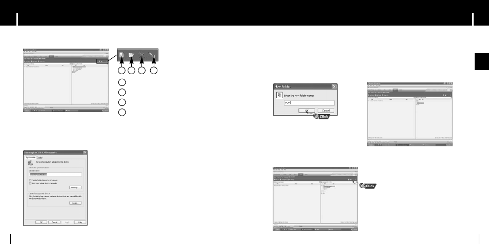 Using other functions, Iusing other functions, Iviewing properties | Icreating folder, Ideleting file and folder | Samsung YH-999 User Manual | Page 11 / 28