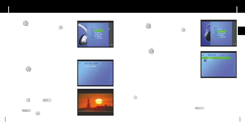 Additional usage, My tv, My music | Iselecting my tv, Iplaying the file, Iselecting my music | Samsung YH-999 User Manual | Page 15 / 28