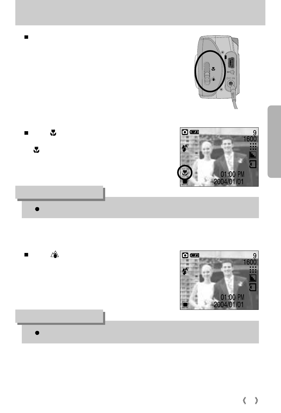 Focus lever, Information | Samsung Digimax 202 User Manual | Page 31 / 100