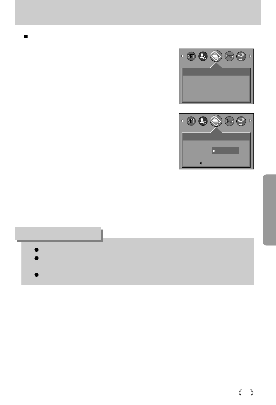 Starting the slide show, Information | Samsung Digimax 202 User Manual | Page 47 / 100