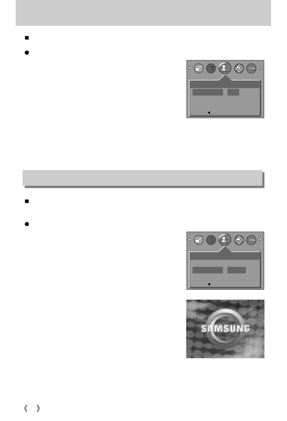 Start up sound, Start up image | Samsung Digimax 202 User Manual | Page 64 / 100
