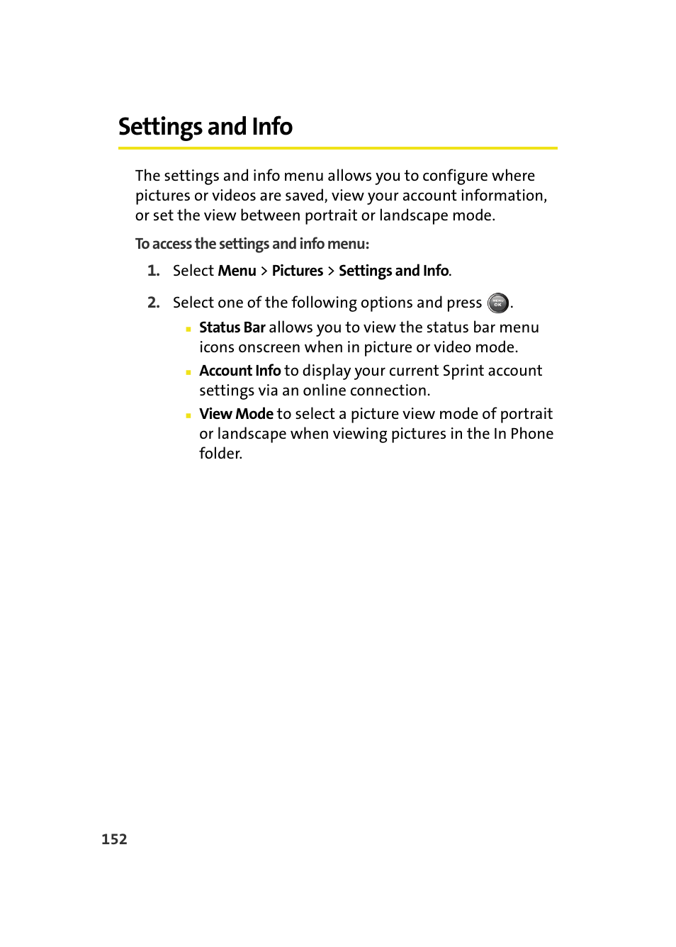 Settings and info | Samsung A900M User Manual | Page 176 / 276