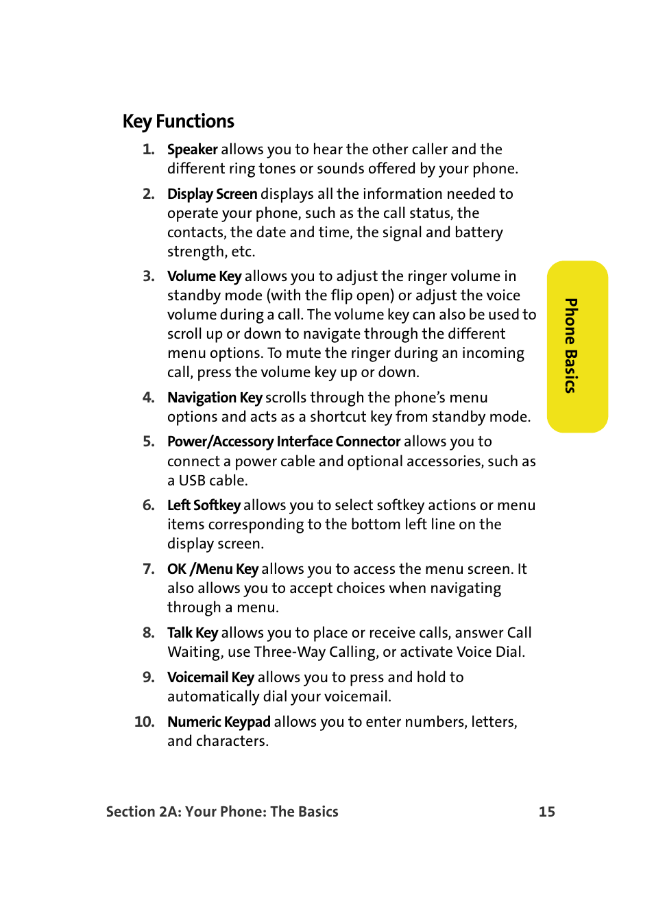 Key functions | Samsung A900M User Manual | Page 39 / 276
