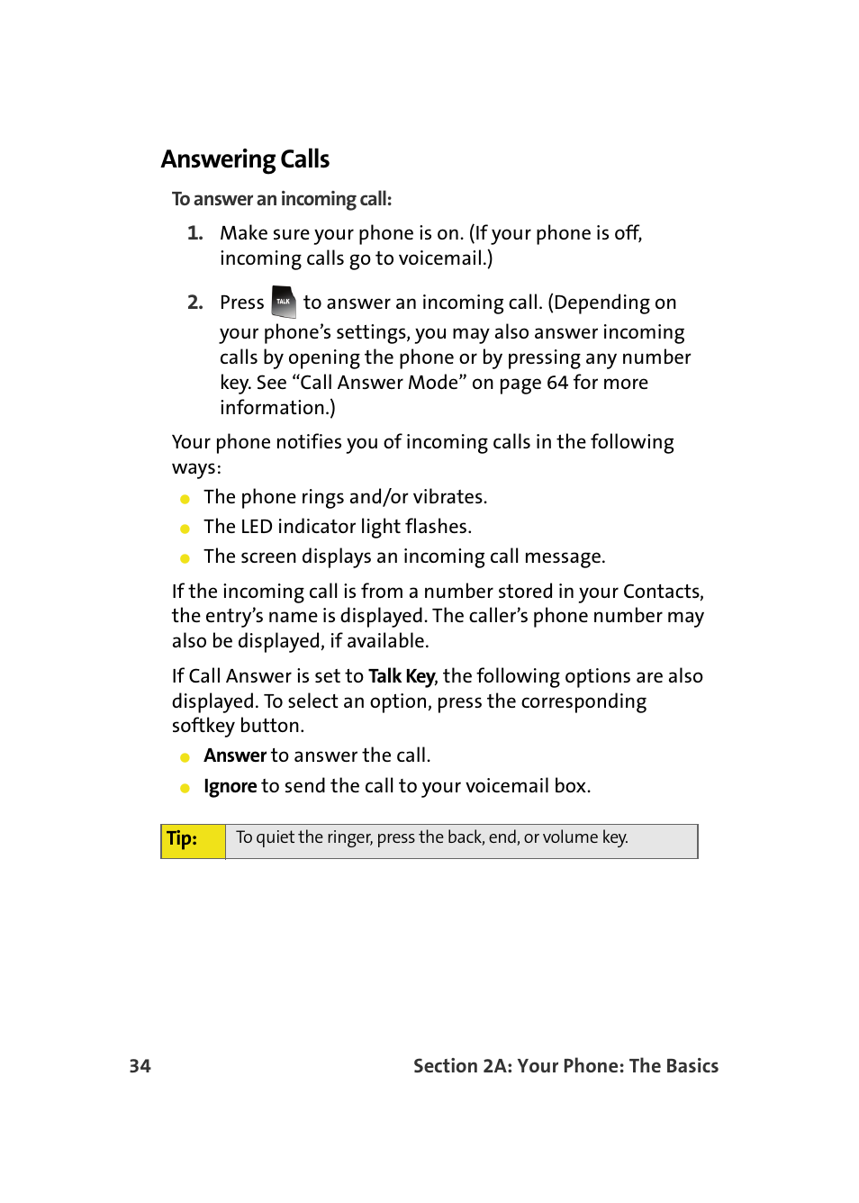 Answering calls | Samsung A900M User Manual | Page 58 / 276