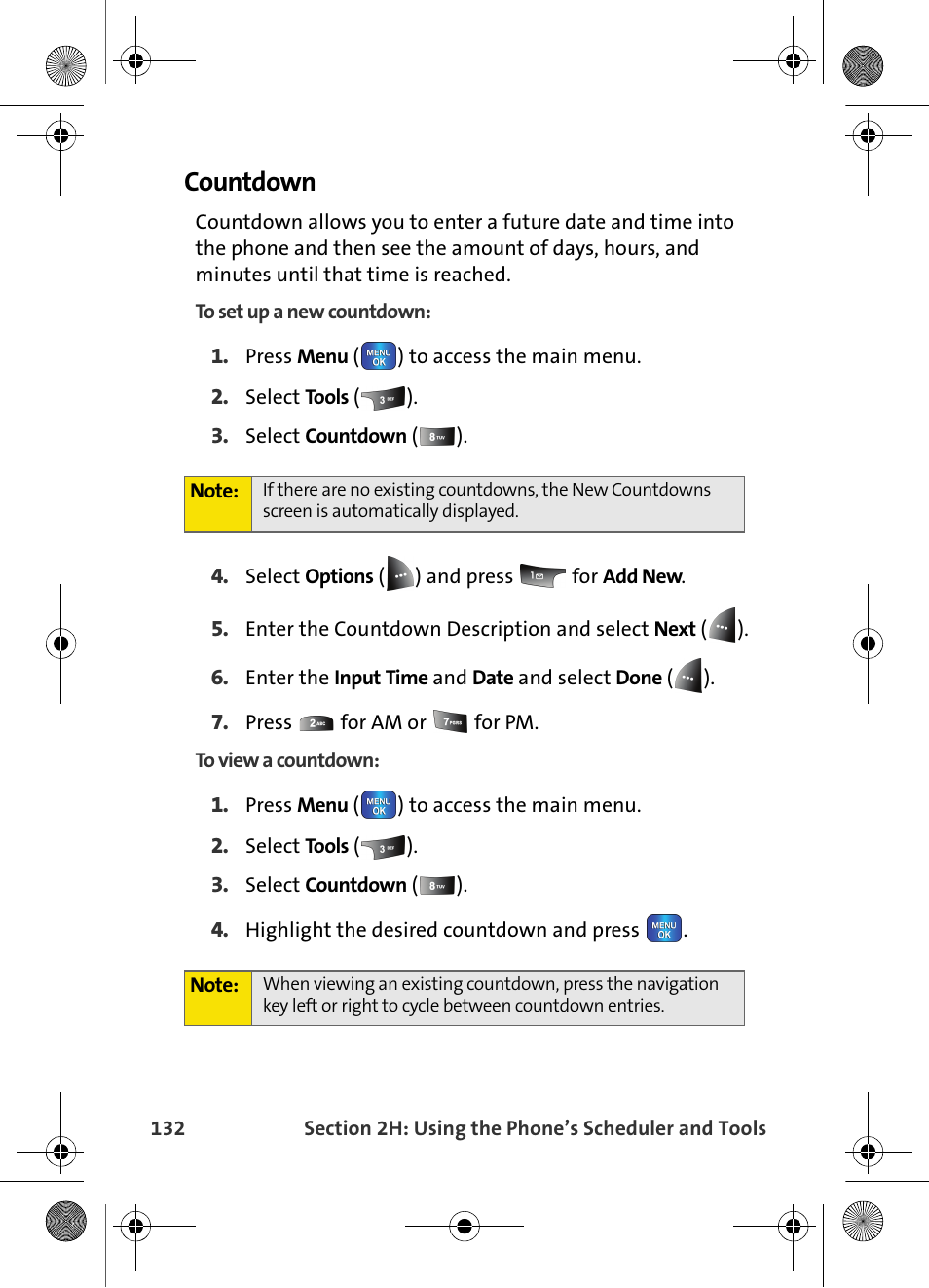 Countdown | Samsung VI-A820 User Manual | Page 140 / 256