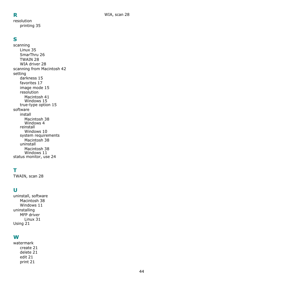 Samsung CLX-216x User Manual | Page 116 / 117