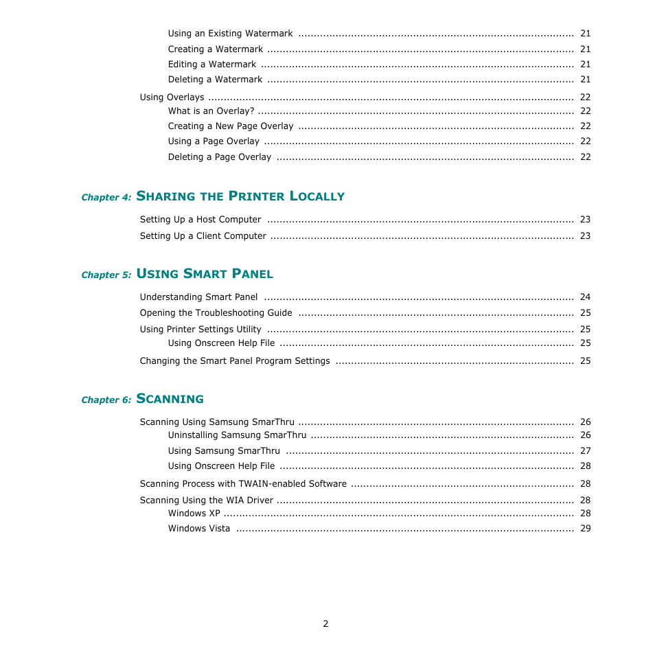 Samsung CLX-216x User Manual | Page 74 / 117