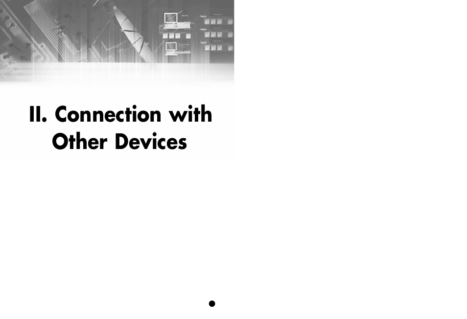 Ii. connection with other devices | Samsung SCR-3000P User Manual | Page 10 / 52