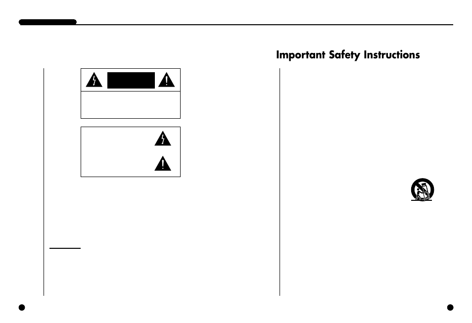 Important safety instructions, Caution | Samsung SCR-3000P User Manual | Page 2 / 52