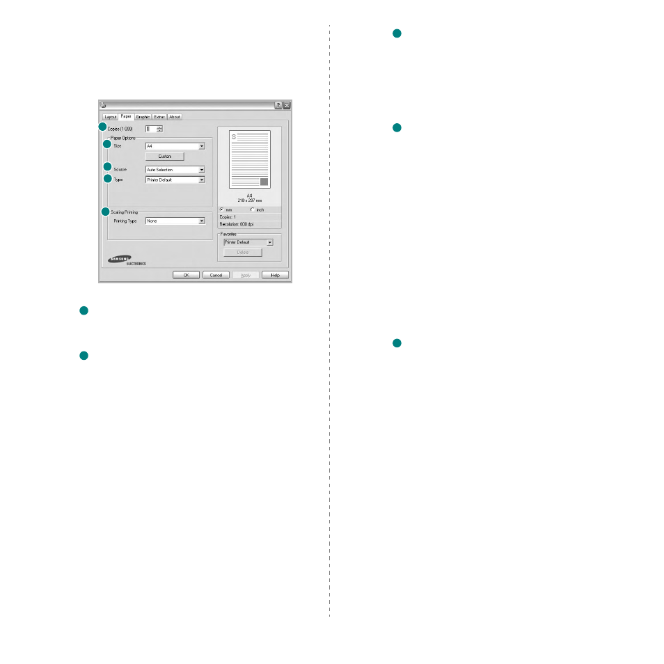 Paper tab | Samsung ML-3050 User Manual | Page 76 / 101
