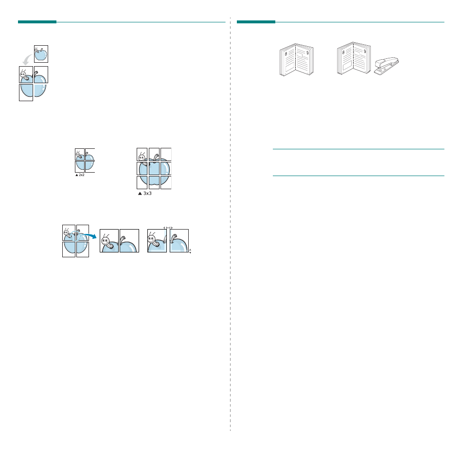 Printing posters, Printing booklets, Printing posters printing booklets | Samsung ML-3050 User Manual | Page 81 / 101