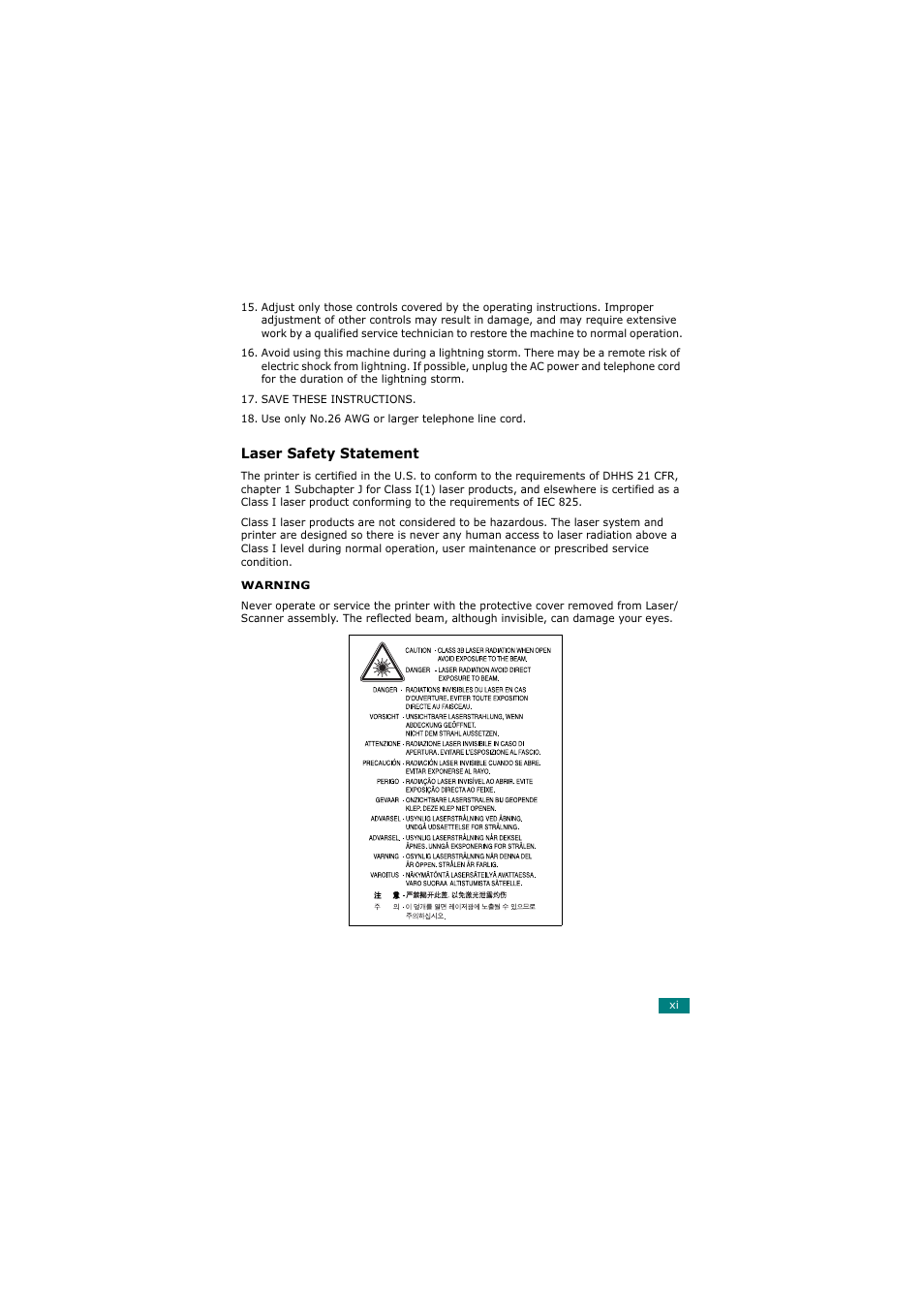 Samsung SCX-4720FN User Manual | Page 12 / 302