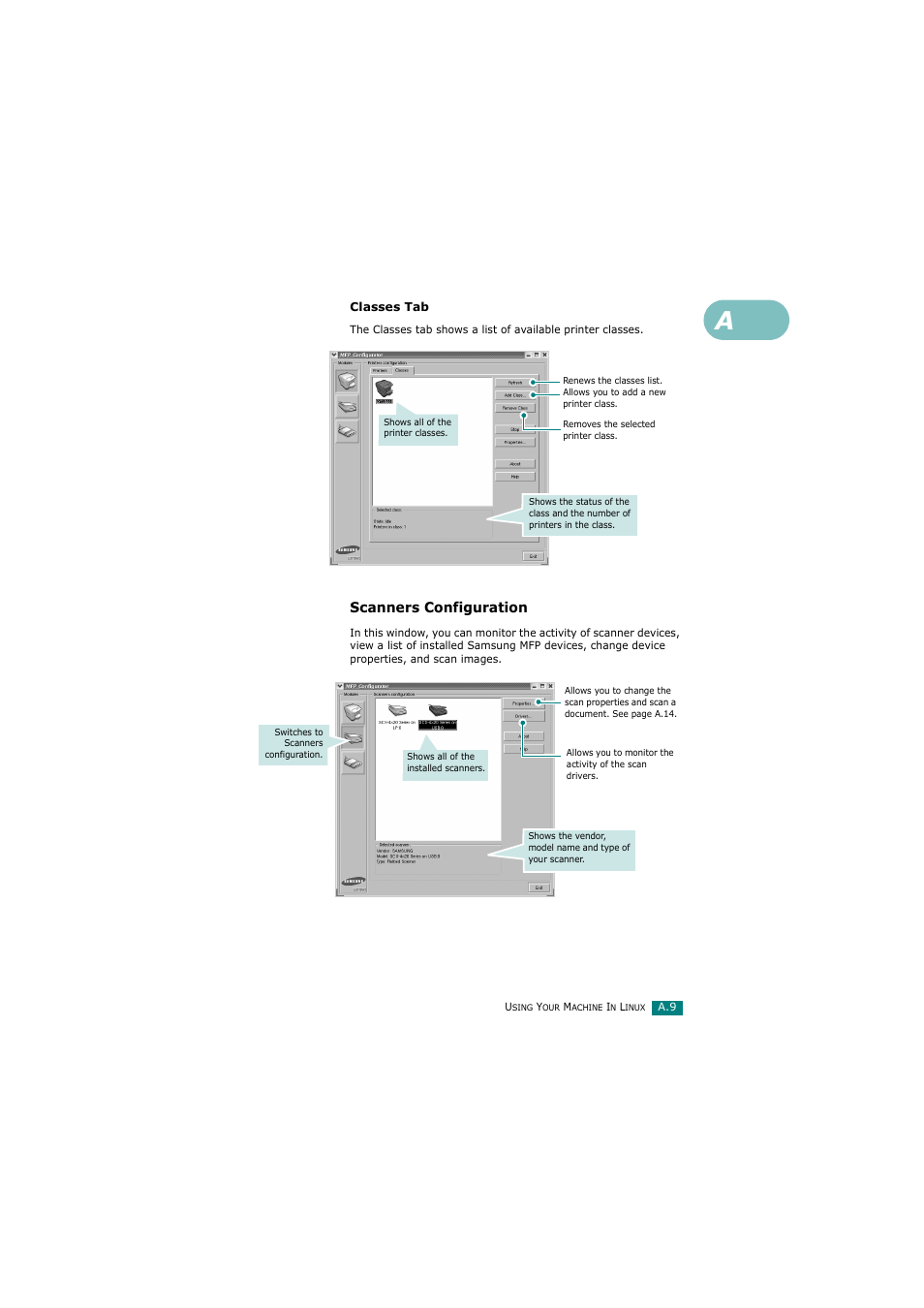 Scanners configuration | Samsung SCX-4720FN User Manual | Page 258 / 302