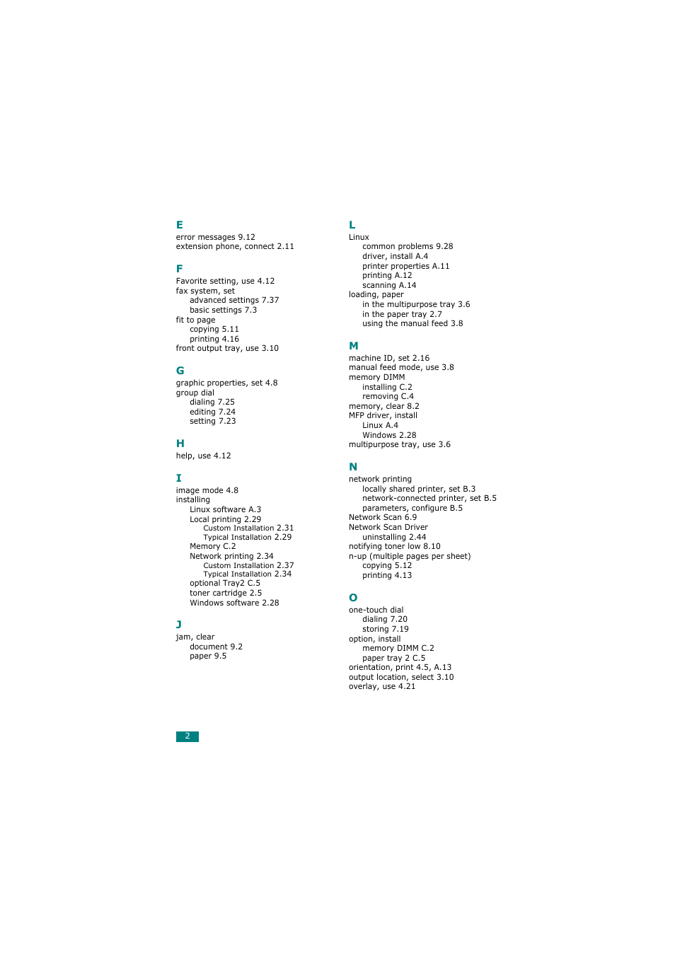 Samsung SCX-4720FN User Manual | Page 299 / 302