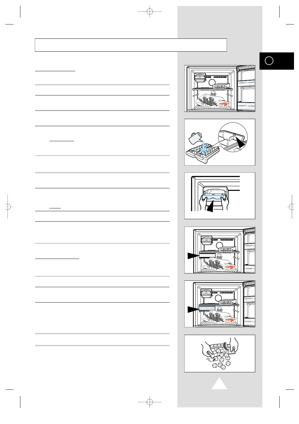 Making ice cubes (option) | Samsung DA99-00478C User Manual | Page 11 / 16