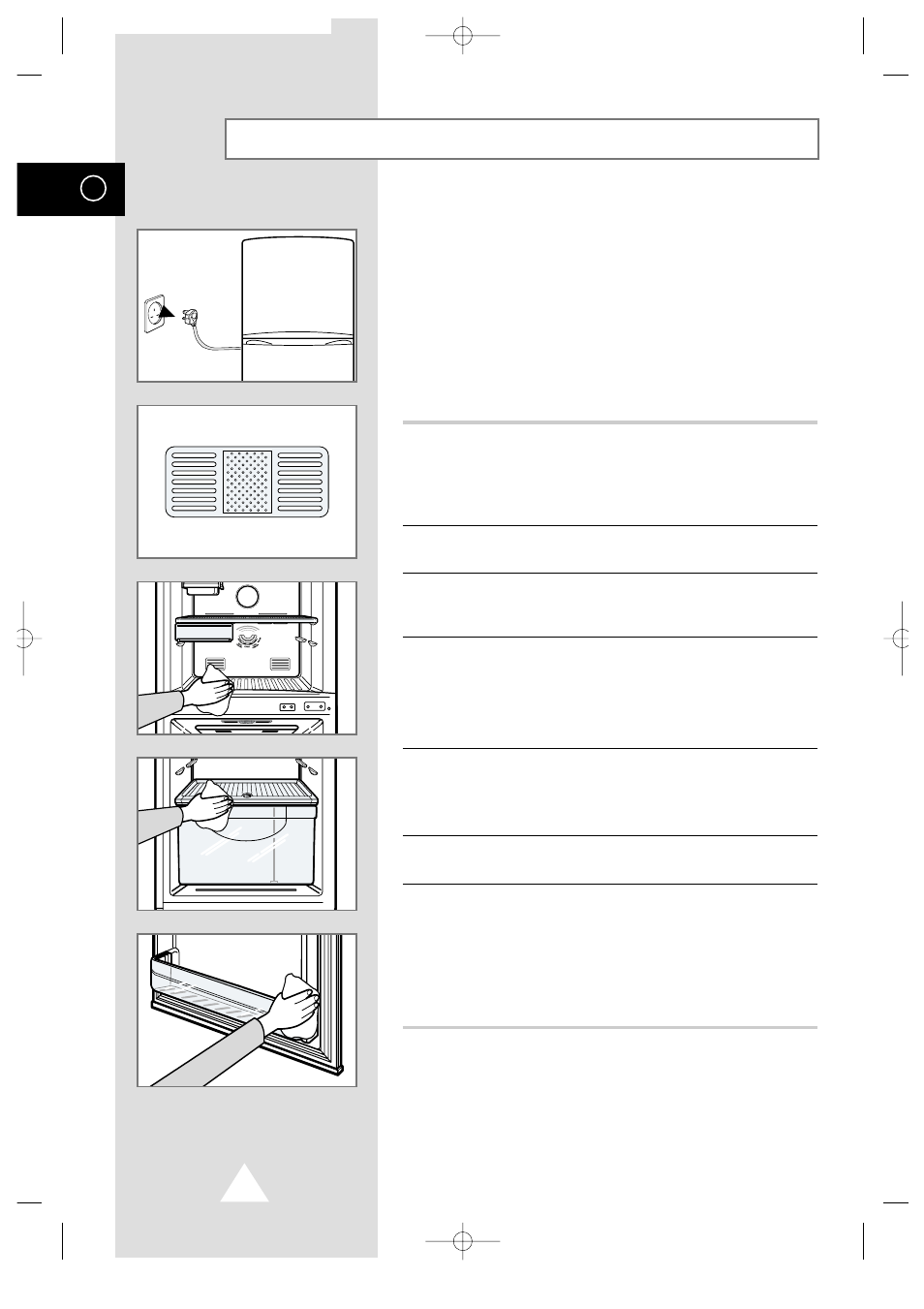 Cleaning the fridge/freezer | Samsung DA99-00478C User Manual | Page 12 / 16