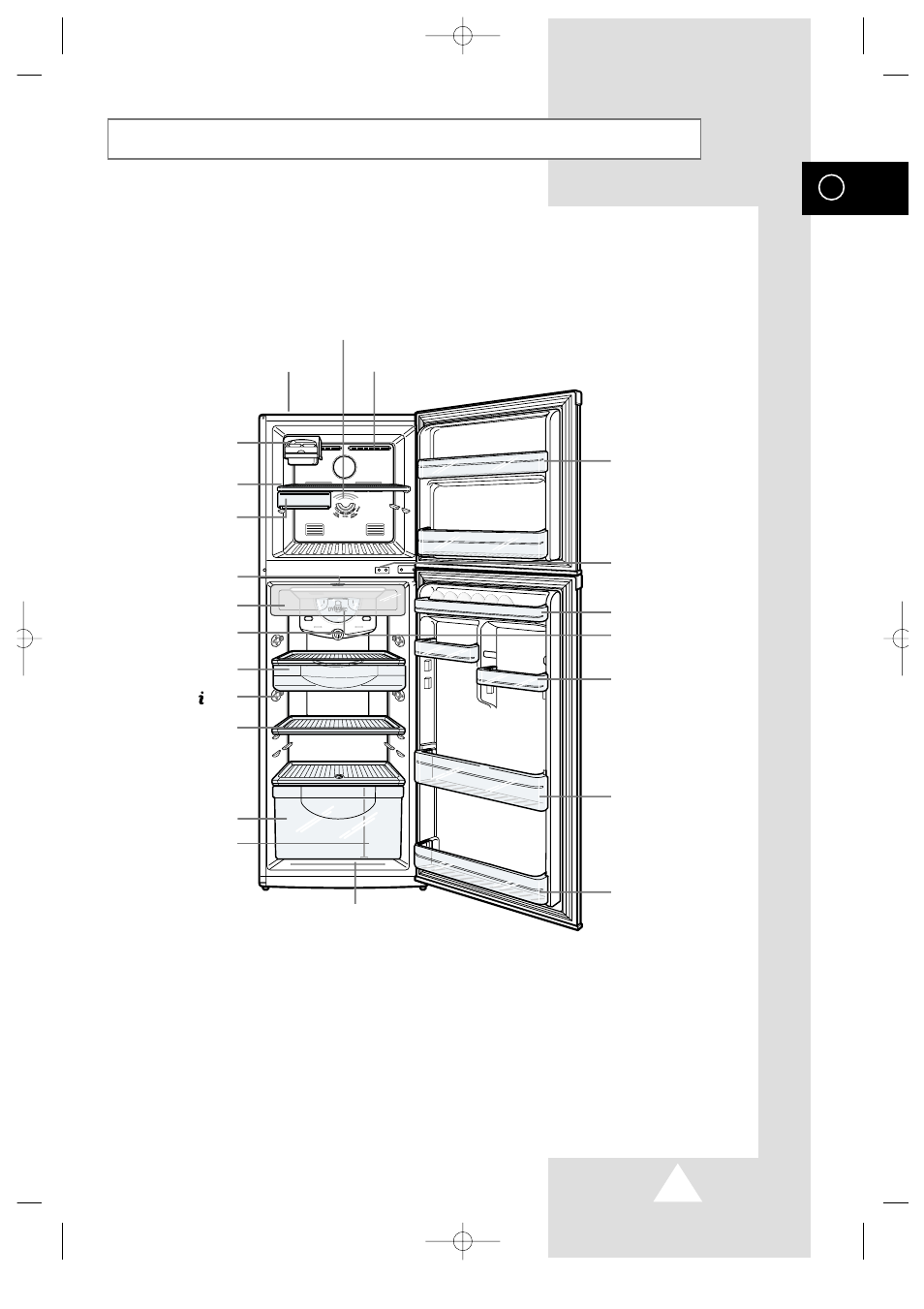 View of your fridge/freezer | Samsung DA99-00478C User Manual | Page 15 / 16