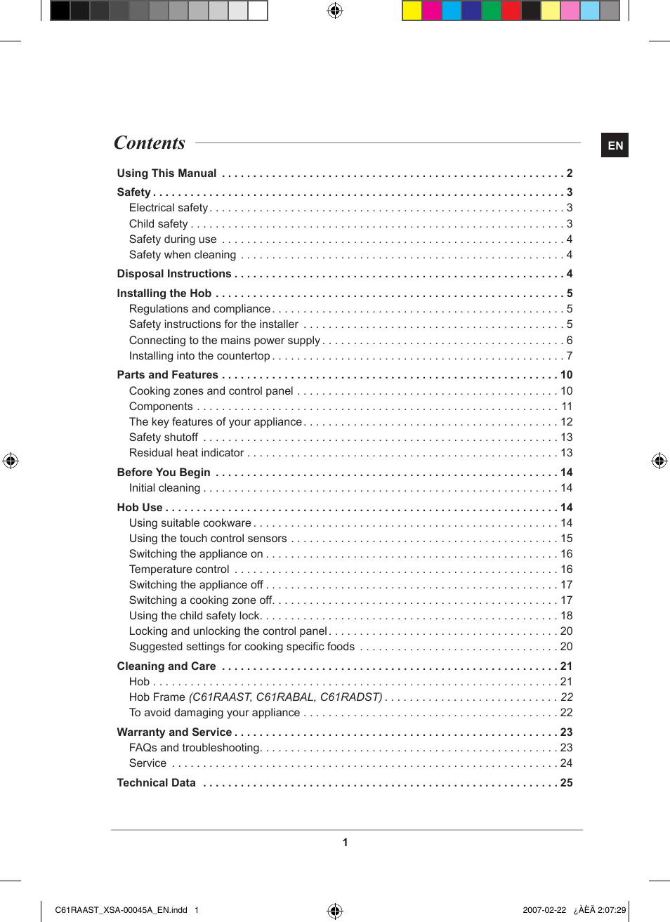 Samsung C61RAAST User Manual | Page 3 / 30