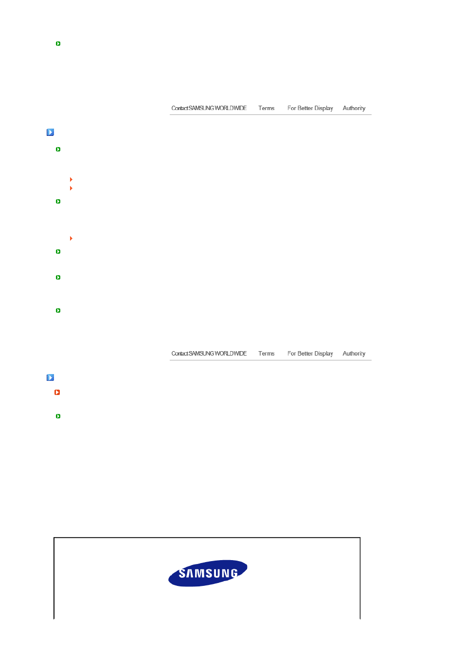 For better display, Authority | Samsung 216BW User Manual | Page 51 / 52