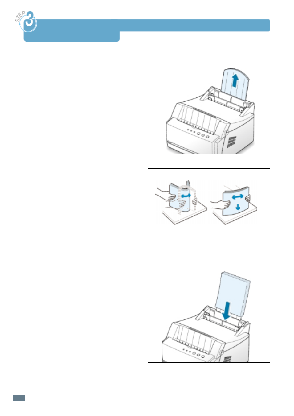 Step 3 load paper, Step 3, Load paper ––––––––––––––––––––––––––––––––– 2.4 | Load paper | Samsung ML-4500 User Manual | Page 16 / 102