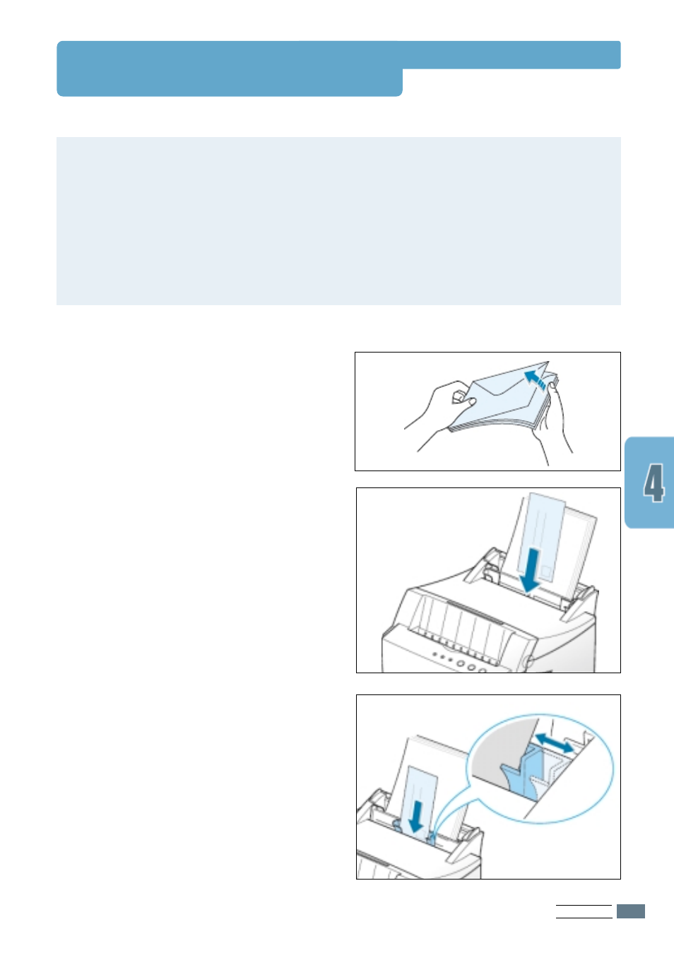 Printing on envelopes, Guidelines | Samsung ML-4500 User Manual | Page 35 / 102