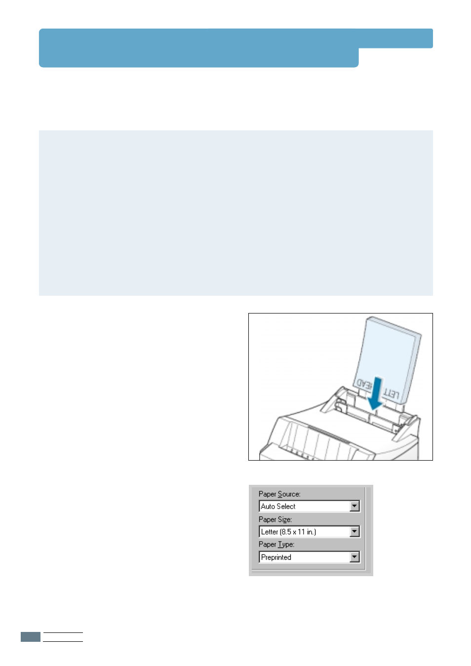 Printing on preprinted paper, Guidelines | Samsung ML-4500 User Manual | Page 40 / 102
