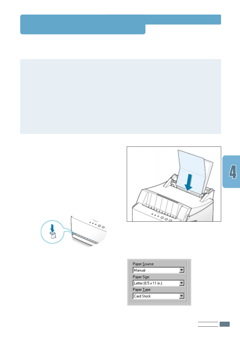 Printing on card stocks, Guidelines | Samsung ML-4500 User Manual | Page 41 / 102