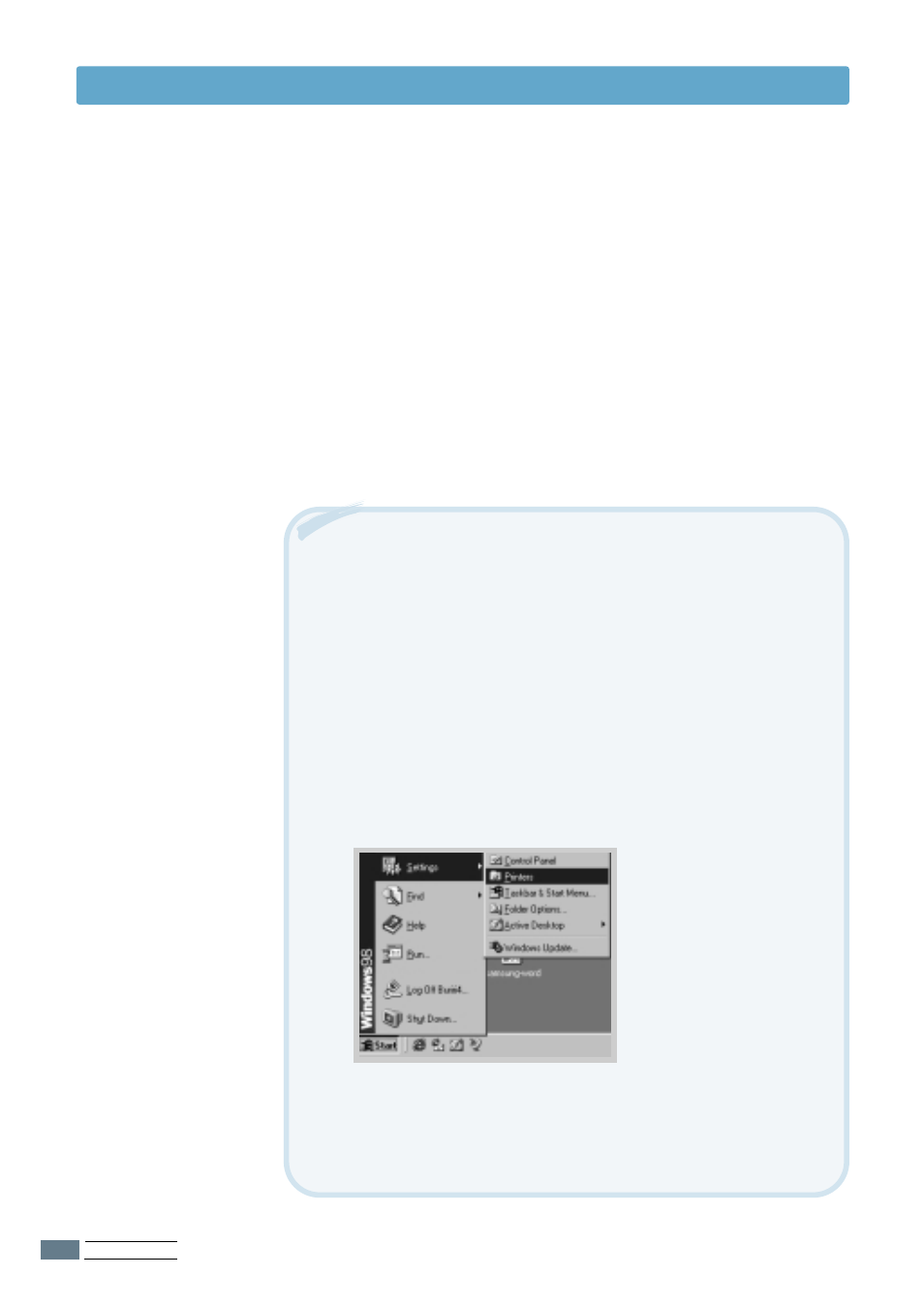 Printing a document | Samsung ML-4500 User Manual | Page 46 / 102