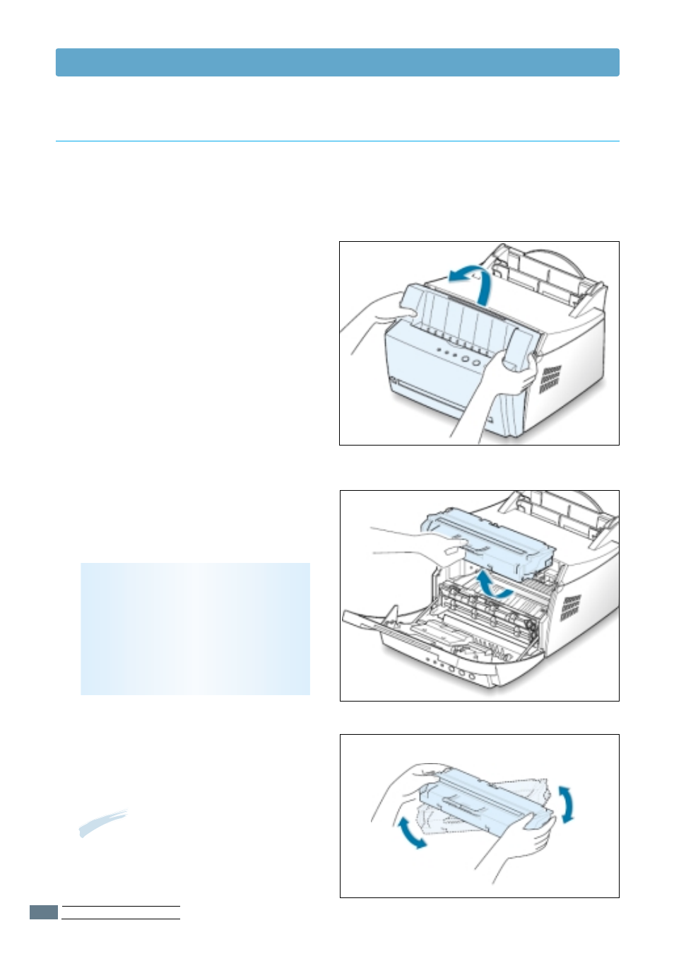 Redistributing toner, Toner cartridge | Samsung ML-4500 User Manual | Page 59 / 102