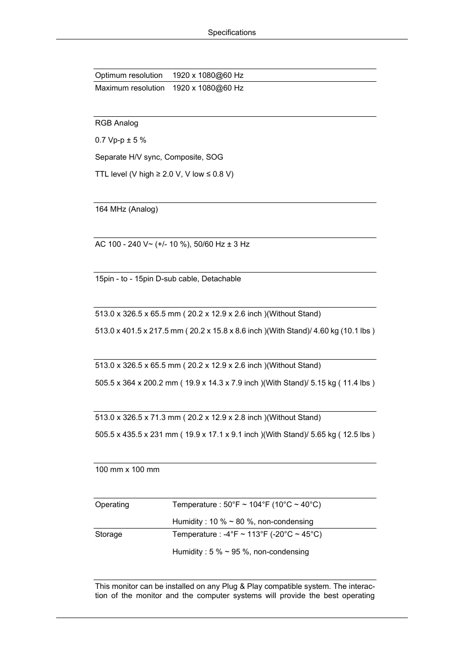 Samsung 2043SN User Manual | Page 159 / 202