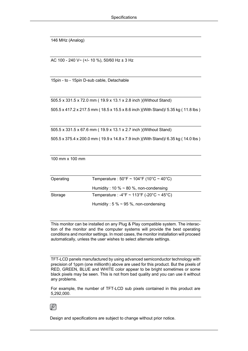 Samsung 2043SN User Manual | Page 166 / 202