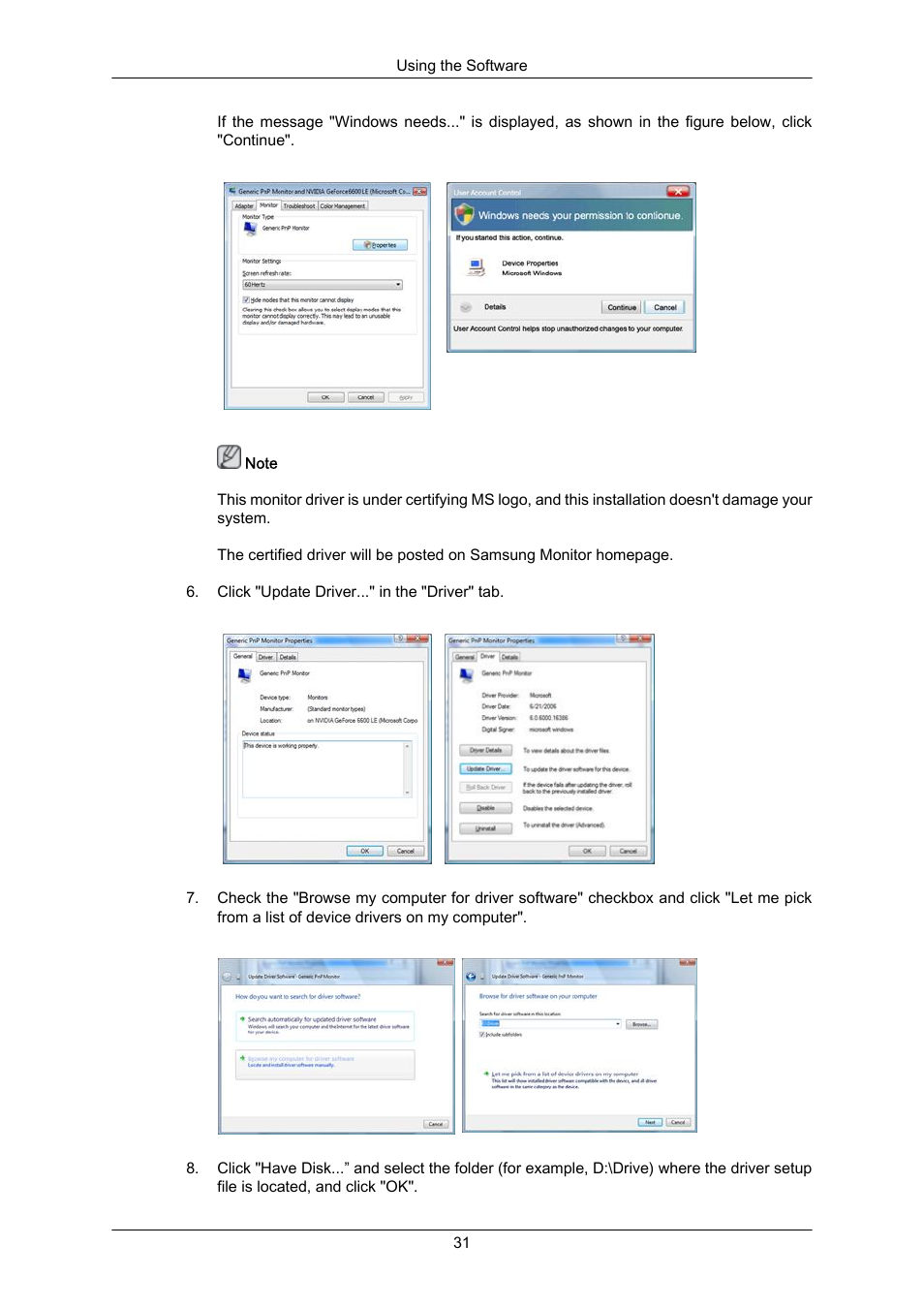 Samsung 2043SN User Manual | Page 31 / 202