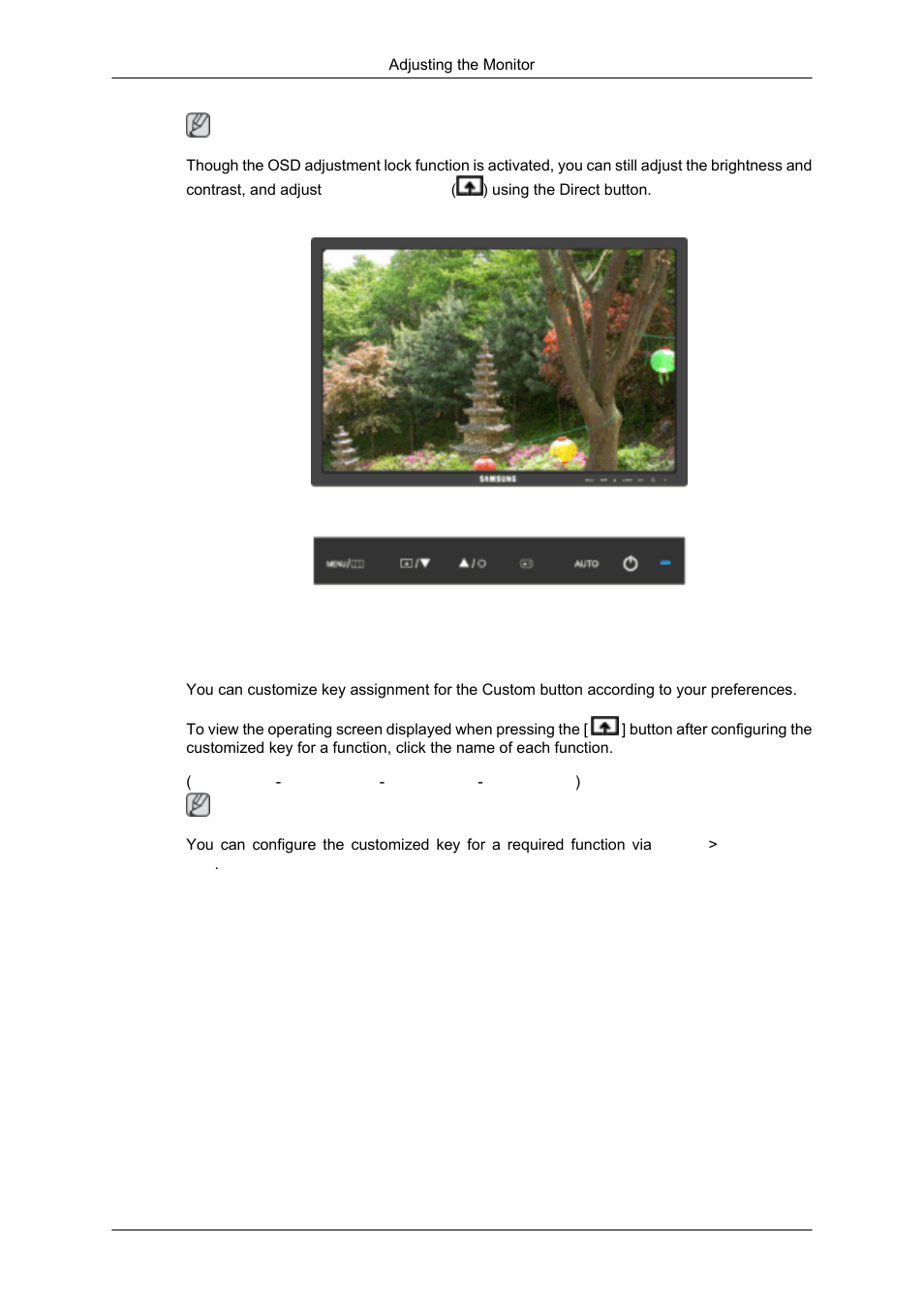 Customized key | Samsung 2043SN User Manual | Page 45 / 202