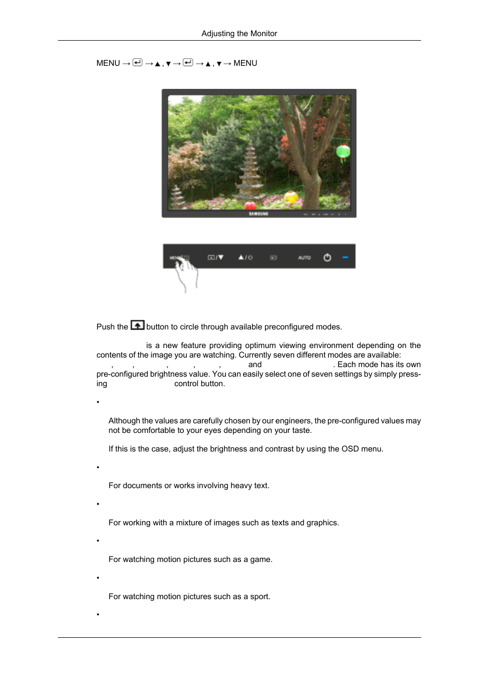 Magicbright | Samsung 2043SN User Manual | Page 48 / 202