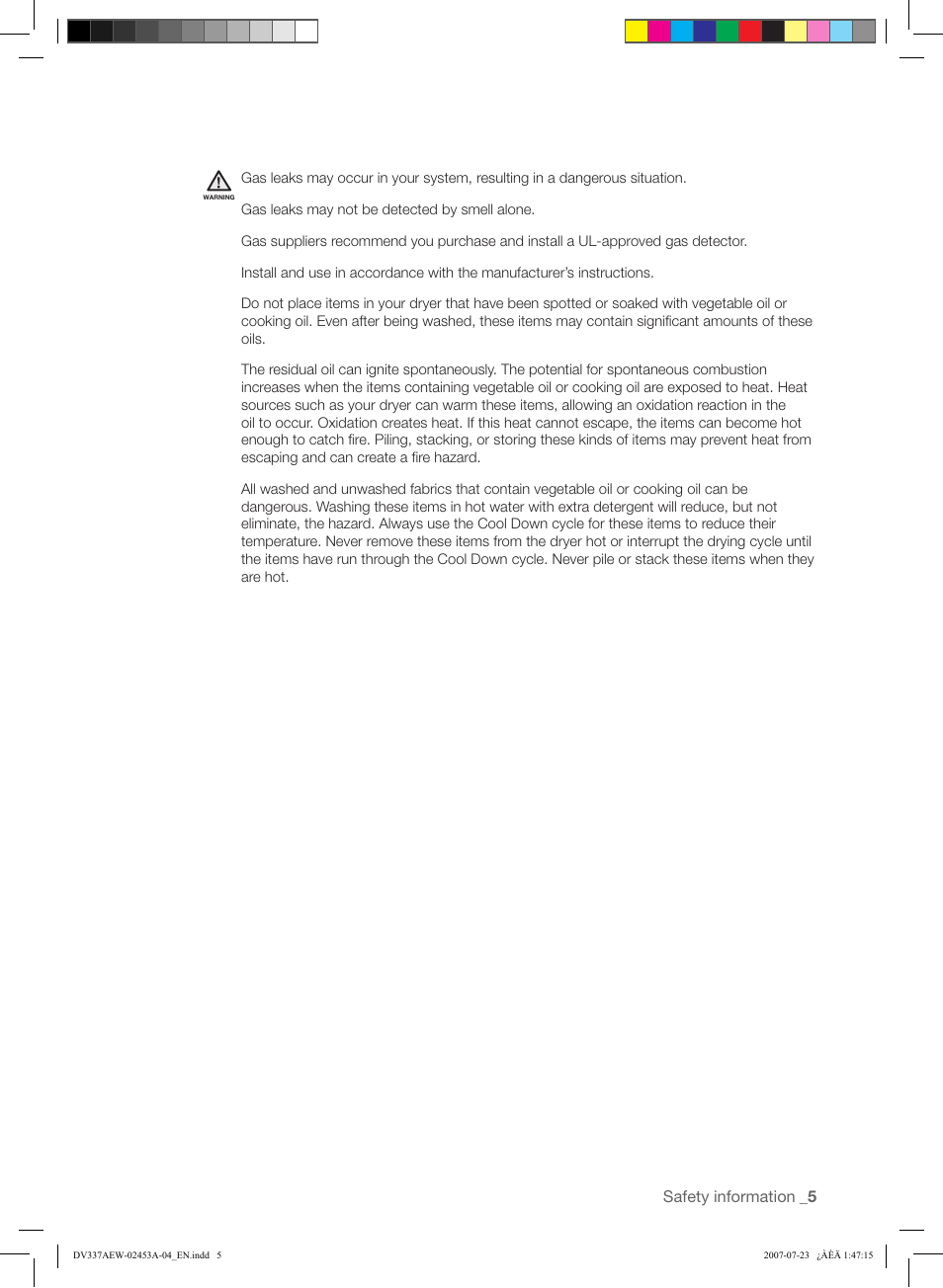 Samsung DV328 User Manual | Page 5 / 32